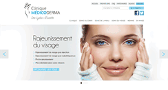 Desktop Screenshot of cliniquemedicoderma.com
